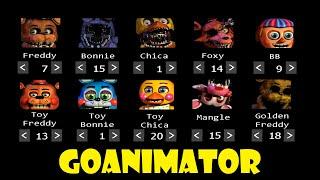 Five Nights at Freddys 2 GOANIMATOR Custom Night Complete