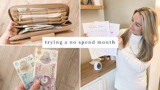 No Spend Month  budgeting challenge frugal living UK