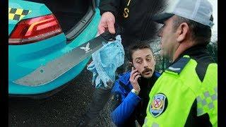 İstanbulda taksi denetimi Bagajında kasatura çıktı