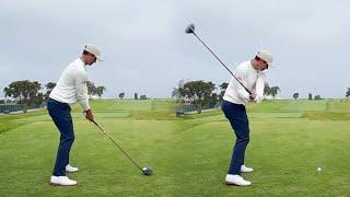 ADAM SCOTT GOLF SWING 2022 - IRON & DRIVER - SLOW MOTION