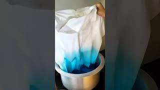 OMBRE DYE ON COTTON SHIRT #youtubeshorts #viral #diy