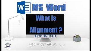 How to ALIGN text in MS Word  Alignment Tutorial