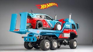 Aerolift Truck Hauler Offroad 6x6 Transporter Hot Wheels Custom