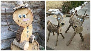 Beautiful garden crafts made of old wood 80 ideas for inspiration