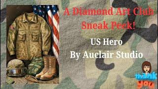 Diamond Art Club Sneak Peek US Hero By Auclair Studio