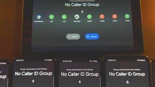 7 Samsung Galaxy Phones + 1 Galaxy Tab Google DUO Group Incoming Video Call Ringtones and Vibration