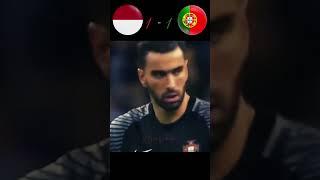 Indonesia vs Portugal Penalty Shootout Imaginary#football #youtube #shorts