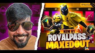 MAXING NEW A1 ROYALE PASS 1 TO 100 RP MAX 