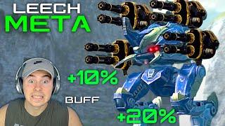 No Way Leech Gets A DOUBLE Buff On The Live Server… Leech Meta? Living Legend  War Robots