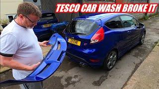 Tesco car wash broke my car