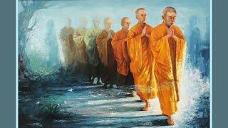 Buddhist Thai Monks Chanting Dhammacakka Sutta  Theravada Buddhism