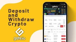 How to Deposit and Withdraw Cryptocurrency on Gate.io mobile app