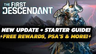 The First Descendant - NEW 11GB Update  Beta REWARDS  Starter GUIDE & MORE