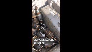 Copper stators recycling with Hammermill  STOKKERMILL HM45