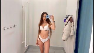 Lingerie Try on Haul  Fitting room