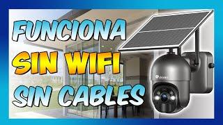  360 ¡SIN CABLES y SIN WIFI Cámara de Seguridad donde quieras CTRONICS 2K