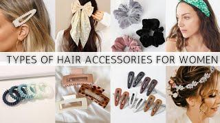 Types of Hair Accessories for Women with Names