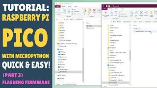 Raspberry Pi Pico - MicroPython - Simple Tutorials - Lesson 3 Flashing & Thonny