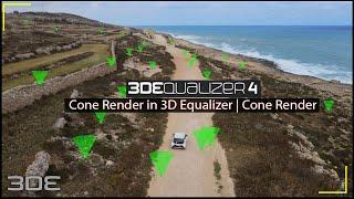 Cone Render in 3D Equalizer  3D Equalizer Cone Render  Cone Render