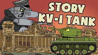 Story of Kliment Voroshilov KV-1 Tank - Cartoons about tanks