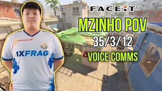 Mzinho POV + VOICE COMMS 35312 CS2 FACEIT September 5th 2024