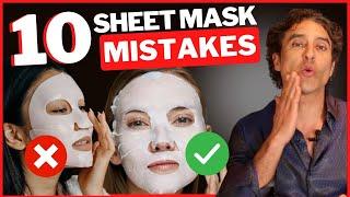 Are You Sheet Masking Correctly⁉️  Sheet Mask Dos & Donts ️