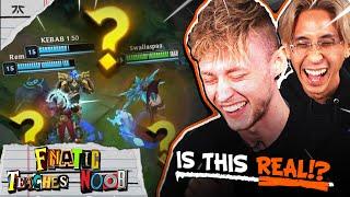 IM ACTUALLY DYING INSIDE  Fnatic Teaches Noob ft. Rekkles