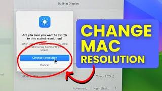 Change Display Resolution on Mac