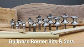 Bullnose Router Bits & Sets