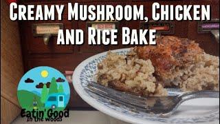 Creamy Mushroom Chicken and Rice Bake. Just like Moms