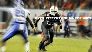 Denzel Perryman  NCAA highlights  HD 