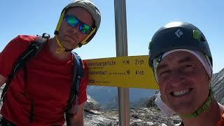 Alpspitze über Alpspitz-Ferrata über Mathaisenkar ins Höllental und über Riffelscharte zum Eibsee