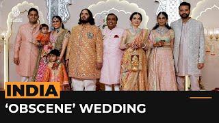 Star-studded Ambani wedding highlights India’s rich vs poor divide  Al Jazeera Newsfeed