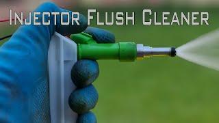 Universal Fuel Injector Flush Cleaner with carb cleanerCleaning injectors without expensive tools