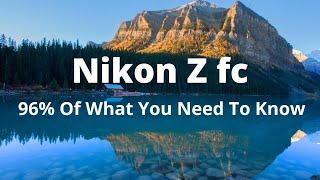 Nikon Z fc Quick Tutorial For Beginners Easy