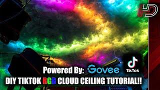 HOW TO CREATE THE TIKTOK RGB CLOUD CEILING Powered By @GOVEE 