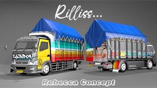 Rillis New Rebecca Lapis Rainbow by SAdesign  Bussid Mod