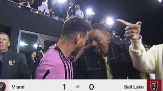 Inter Miami x Salt Lake  Messi SHOCKED Will Smith