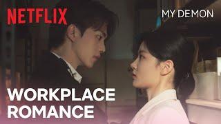 All great office rumors seem to start in the storage room  My Demon Ep 4  Netflix ENG SUB