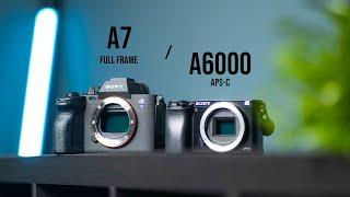 Sony A6000 or Sony A7 APS-C vs Full Frame  Which is best for BEGINNERS?
