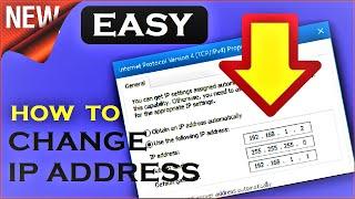 How to Change IP Address on Windows 10 \ 8 \ 7  100% Helpful  Change IP Address Windows 10 Easy