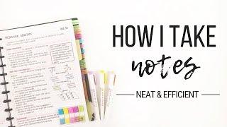 How I take notes - Tips for neat and efficient note taking  Studytee