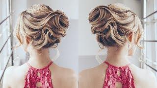 Easy wedding hairstyle tutorial  Air Texture curled hair do