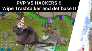 Ark Mobile Wipe TrashtalkerDefending base from chinese Hackers   hacker war