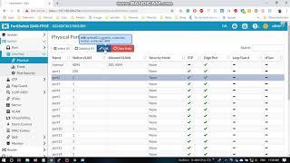 Create Tagged VLan Trunk Port