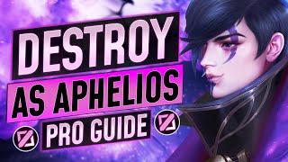 The FULL GUIDE to Aphelios - Guns Combos Matchups Laning and Tips - LoL Guide