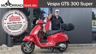 Vespa GTS 300 Super  LeserBike-Video von Regina & Kalli