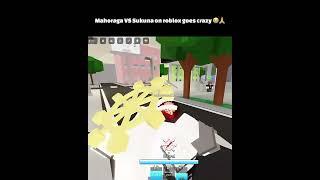 Sukuna VS Mahoraga on roblox ‼️ @Zenos.1s