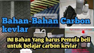 Buat pemula Bahan carbon kevlar wajib di beli sebelum belajar sendiri