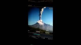Detik-detik erupsi gunung merapi 1 JUNI 2018 Pukul 08.24 AM